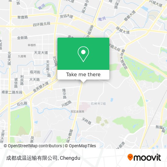 成都成温运输有限公司 map