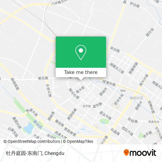 牡丹庭园-东南门 map