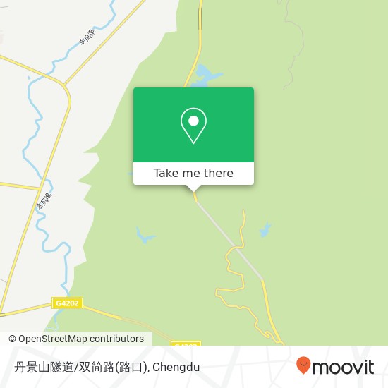 丹景山隧道/双简路(路口) map