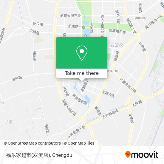 福乐家超市(双流店) map