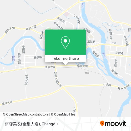 丽蓉美发(金堂大道) map