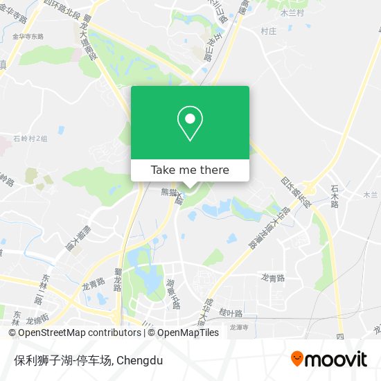 保利狮子湖-停车场 map