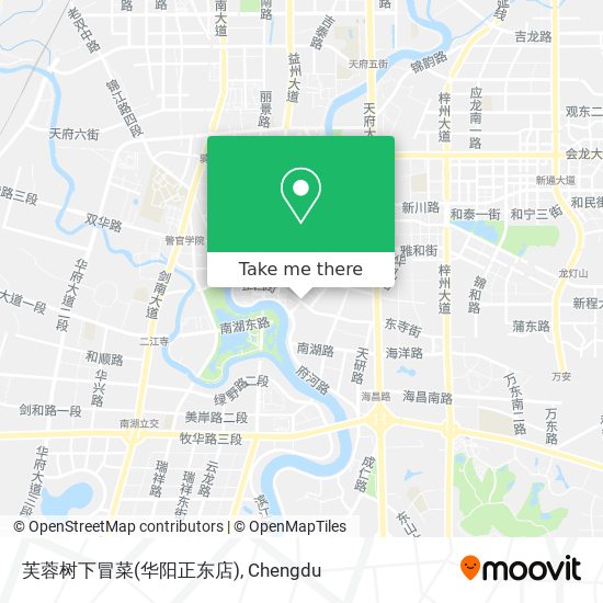 芙蓉树下冒菜(华阳正东店) map