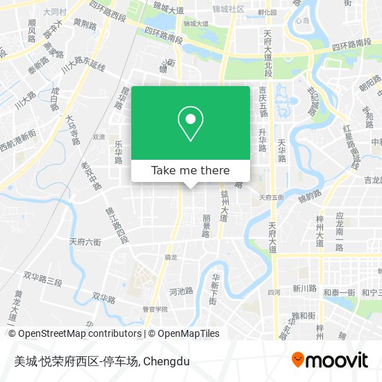 美城·悦荣府西区-停车场 map