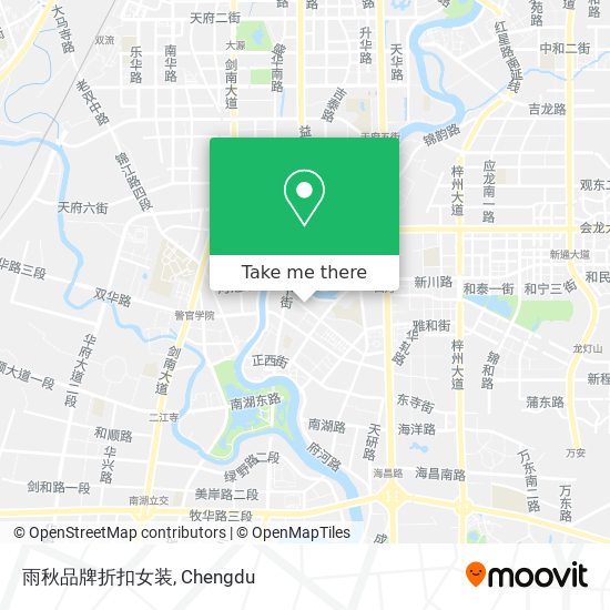 雨秋品牌折扣女装 map