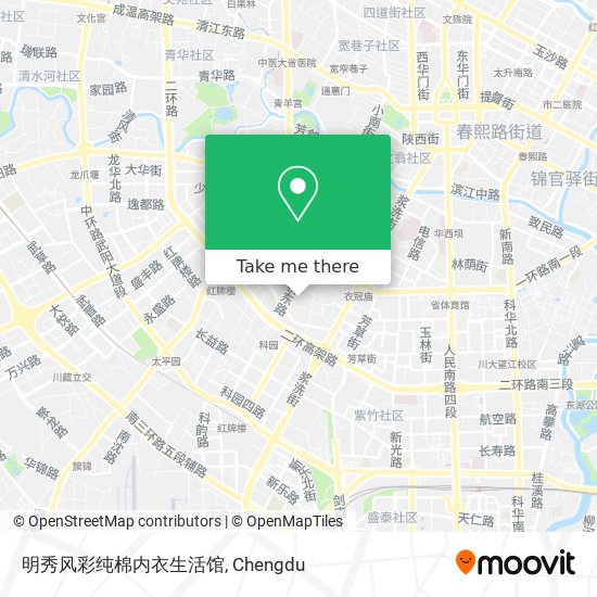 明秀风彩纯棉内衣生活馆 map