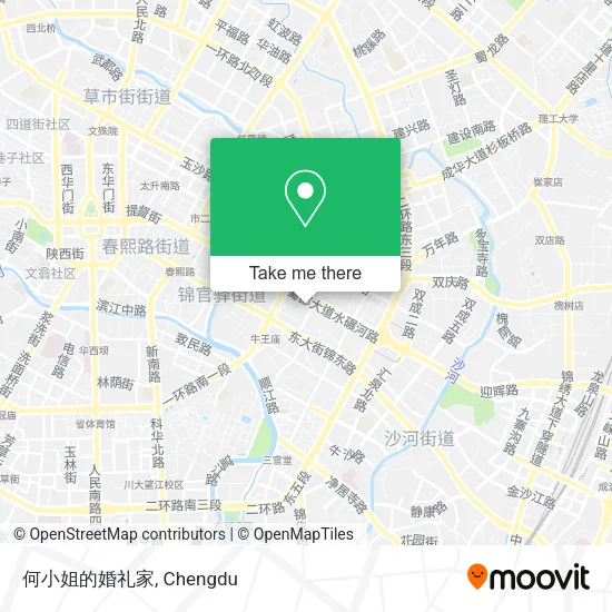 何小姐的婚礼家 map