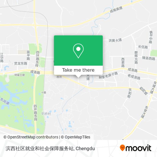 滨西社区就业和社会保障服务站 map
