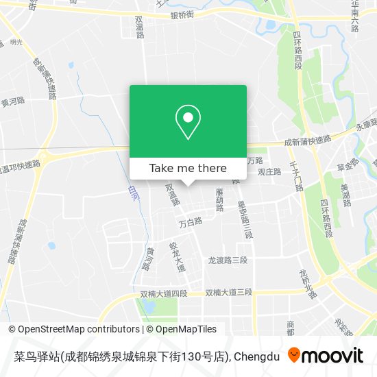 菜鸟驿站(成都锦绣泉城锦泉下街130号店) map