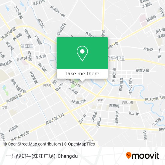 一只酸奶牛(珠江广场) map