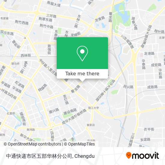 中通快递市区五部华林分公司 map