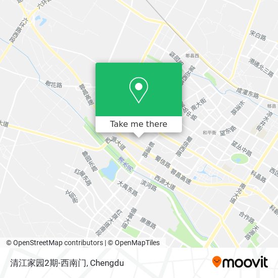 清江家园2期-西南门 map