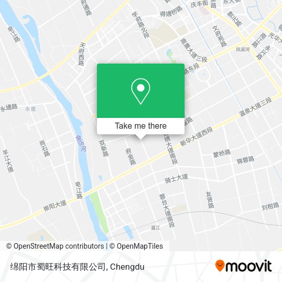 绵阳市蜀旺科技有限公司 map