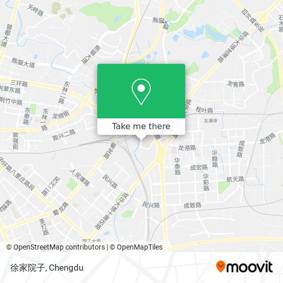 徐家院子 map