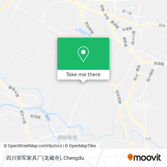 四川荣军家具厂(龙藏寺) map