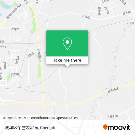 成华区荣雪农家乐 map