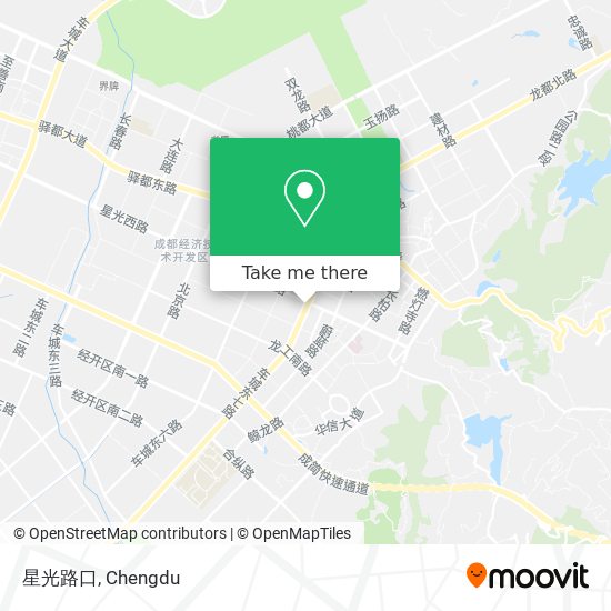 星光路口 map