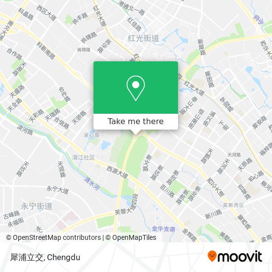 犀浦立交 map