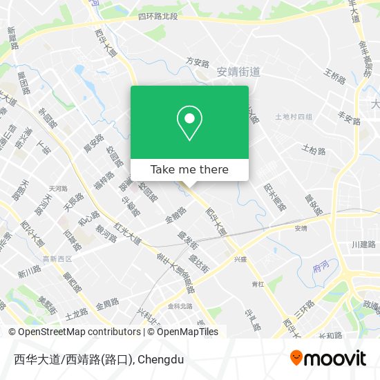 西华大道/西靖路(路口) map