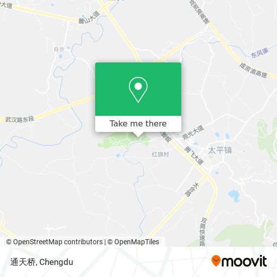 通天桥 map