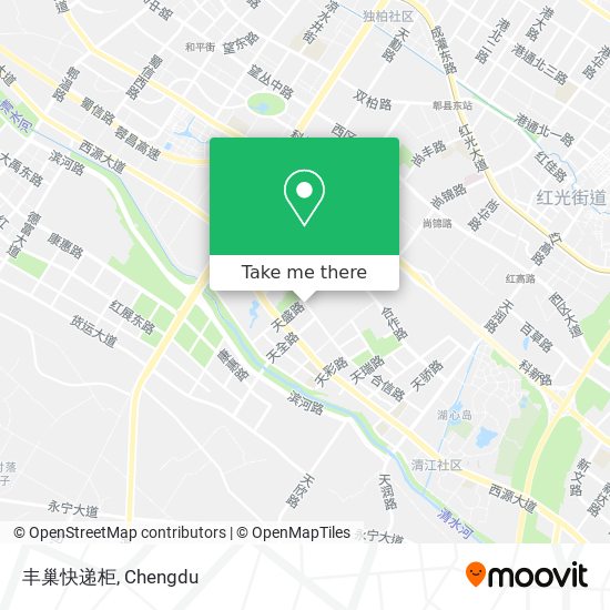 丰巢快递柜 map