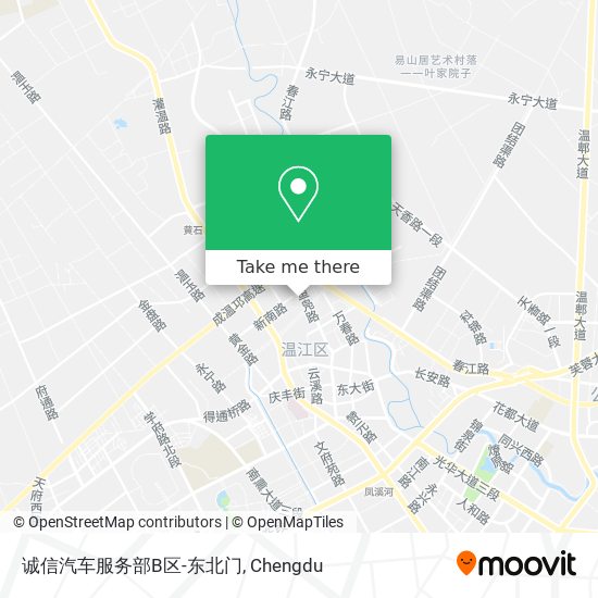 诚信汽车服务部B区-东北门 map