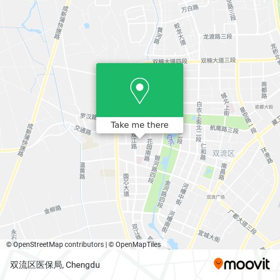 双流区医保局 map