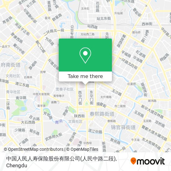 中国人民人寿保险股份有限公司(人民中路二段) map