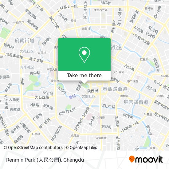 Renmin Park (人民公园) map