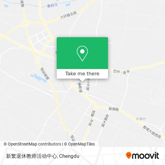 新繁退休教师活动中心 map