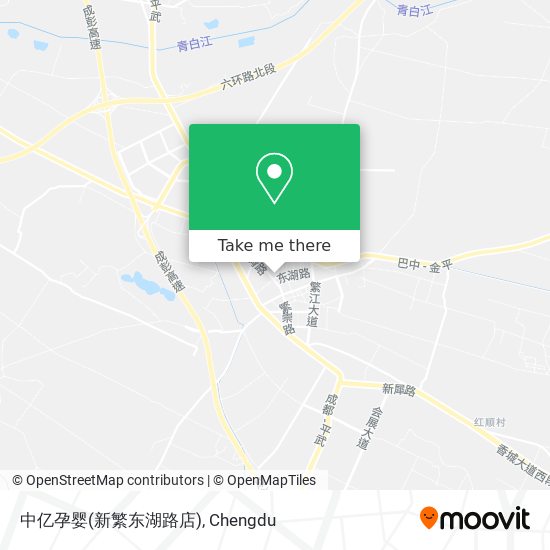 中亿孕婴(新繁东湖路店) map