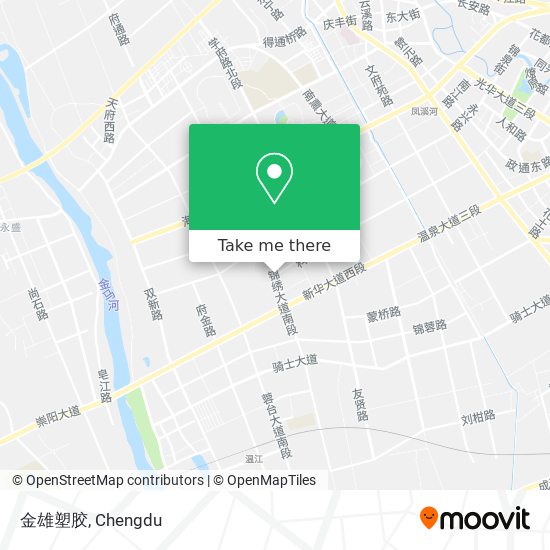金雄塑胶 map