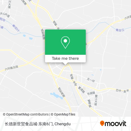 长德新世贸食品城-东南6门 map