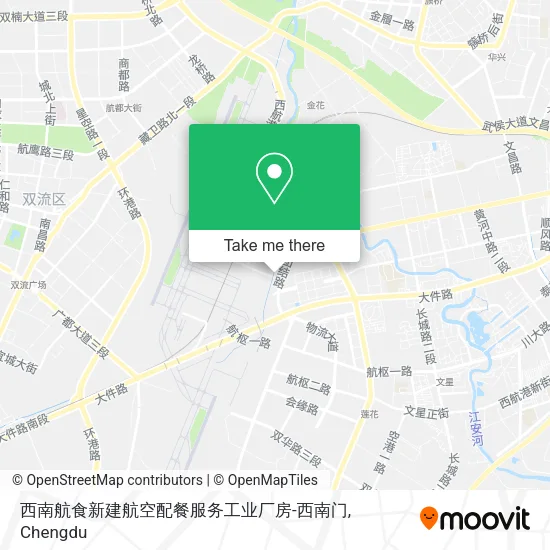 西南航食新建航空配餐服务工业厂房-西南门 map