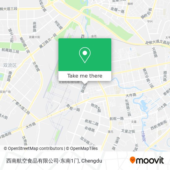西南航空食品有限公司-东南1门 map