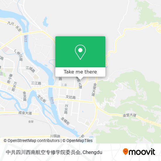 中共四川西南航空专修学院委员会 map