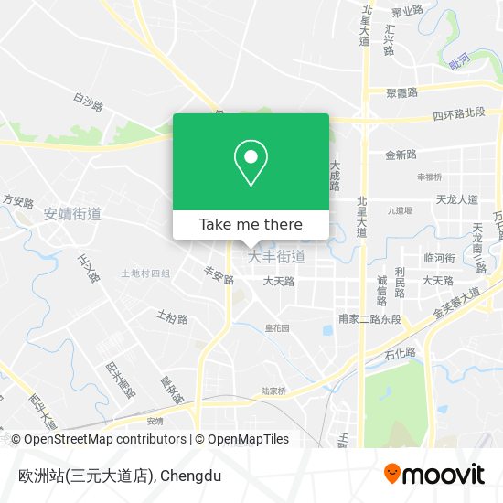 欧洲站(三元大道店) map