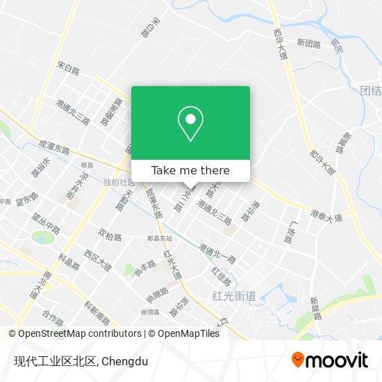 现代工业区北区 map