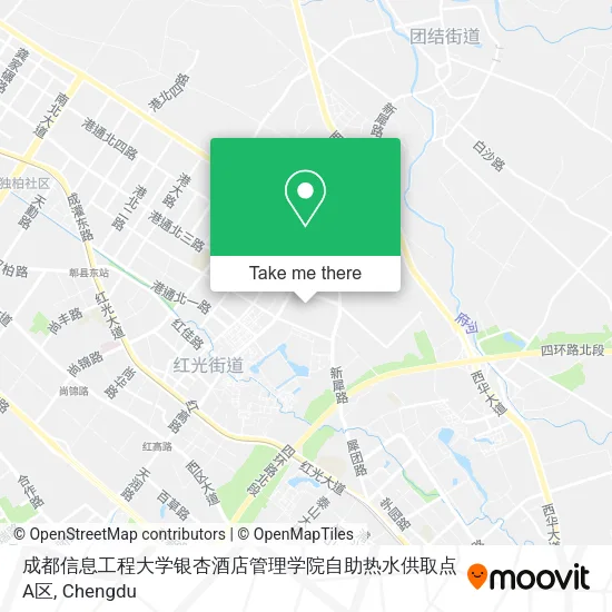成都信息工程大学银杏酒店管理学院自助热水供取点A区 map