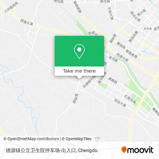德源镇公立卫生院停车场-出入口 map