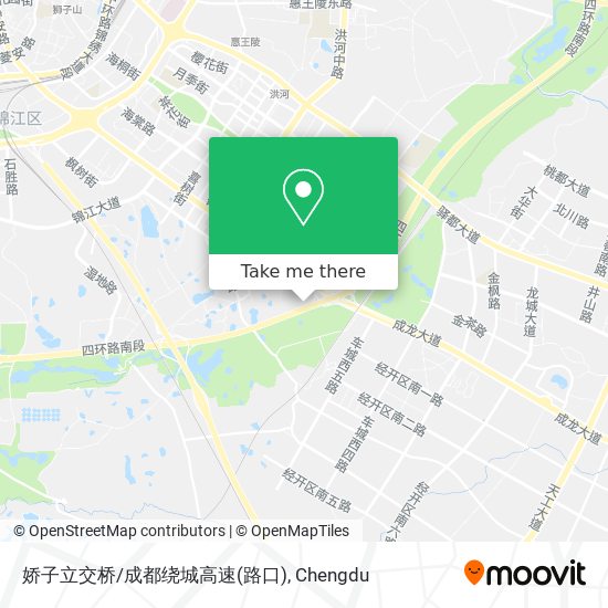 娇子立交桥/成都绕城高速(路口) map