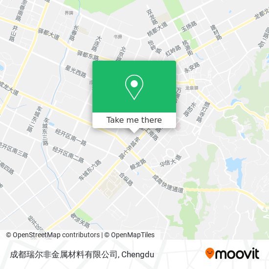 成都瑞尔非金属材料有限公司 map