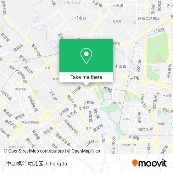 中加枫叶幼儿园 map