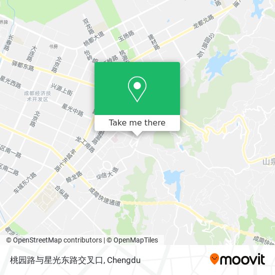 桃园路与星光东路交叉口 map
