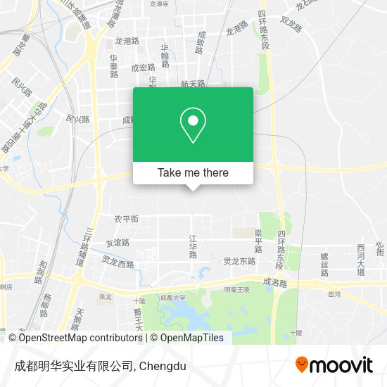 成都明华实业有限公司 map