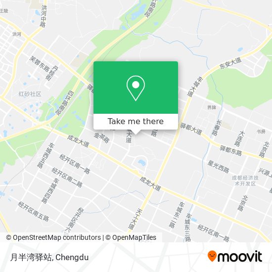 月半湾驿站 map