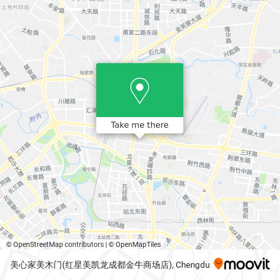 美心家美木门(红星美凯龙成都金牛商场店) map