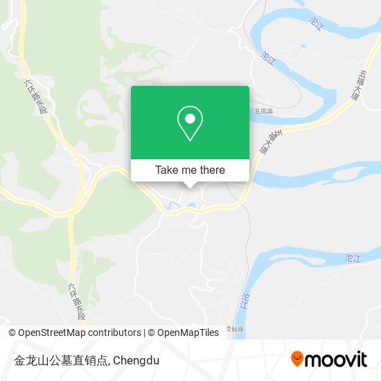 金龙山公墓直销点 map