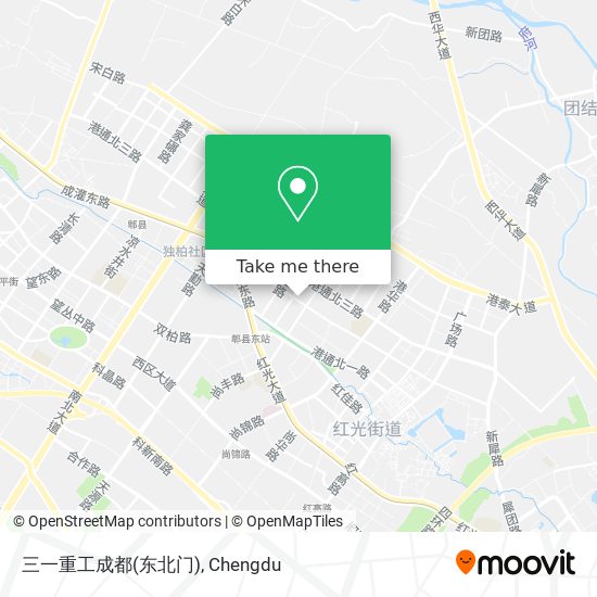 三一重工成都(东北门) map