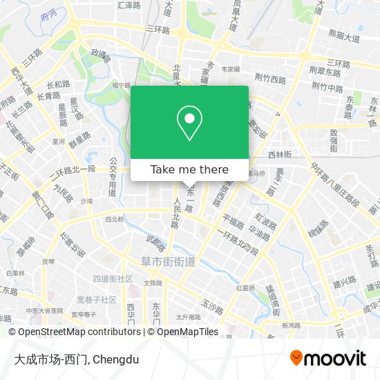 大成市场-西门 map
